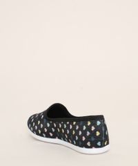 Sapatilha-Infantil-Molekinha-Estampada-de-Coracoes-Preta-9984872-Preto_4