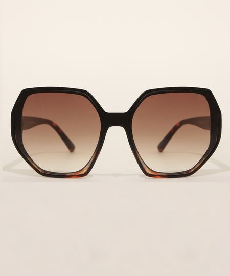 Oculos-de-Sol-Feminino-Geometrico-Yessica-Tartaruga-9983334-Tartaruga_1