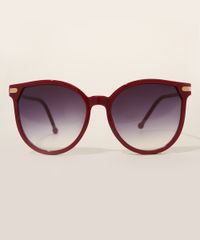 Oculos-de-Sol-Feminino-Redondo-Oneself-Vinho-9982739-Vinho_1