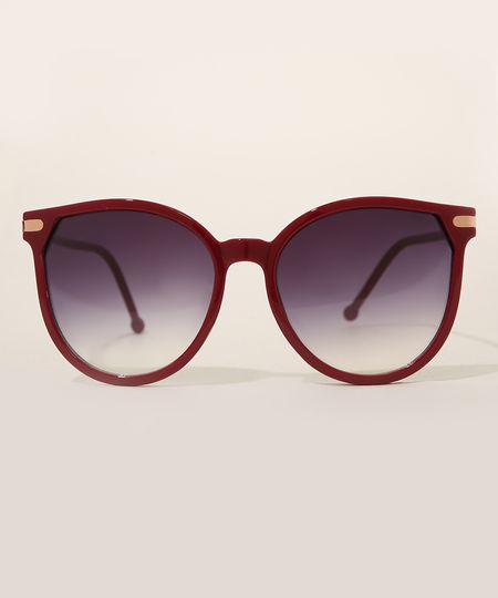Oculos-de-Sol-Feminino-Redondo-Oneself-Vinho-9982739-Vinho_1