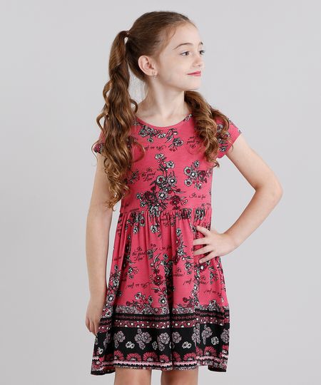 Vestido-Infantil-Estampado-Floral-Manga-Curta-Curto-Rosa-Escuro-9041158-Rosa_Escuro_1 Vestido-Infantil-Estampado-Floral-Manga-Curta-Curto-Rosa-Escuro-9041158-Rosa_Escuro_1