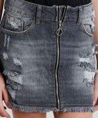 Saia-Jeans-Infantil-Destroyed-Preta-9069186-Preto_4