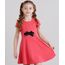 Vestido-Infantil-com-Laco-Texturizado-Curto-Manga-Curta-Rosa-Escuro-9041153-Rosa_Escuro_1