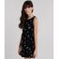 Vestido-Infantil-Estampado-de-Estrelas-Sem-Manga-Curto-com-Babado-Preto-9116099-Preto_1