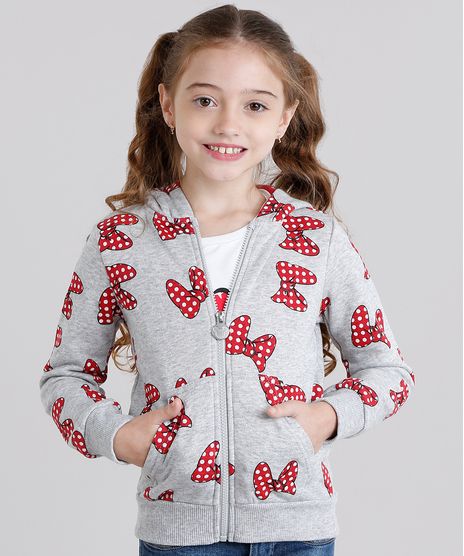 Blusao-Infantil-em-Moletom-Estampado-Minnie-com-Capuz-Manga-Longa--Cinza-Mescla-8833449-Cinza_Mescla_1