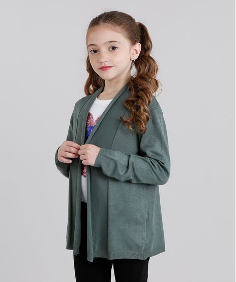 Capa-Infantil-em-Trico-Manga-Longa-Verde-Militar-8865763-Verde_Militar_1