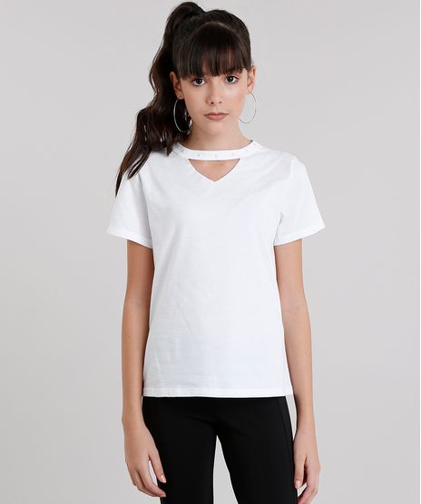 Blusa-Infantil-Choker-com-Perolas-Manga-Curta-em-Algodao---Sustentavel-Off-White-9038965-Off_White_1