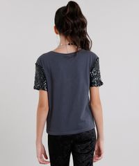 Blusa-Infantil--Space--Manga-Curta-com-Paetes-em-Algodao---Sustentavel-Chumbo-9038964-Chumbo_2