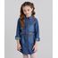 Vestido-Jeans-Infantil-Chemise-com-Bordado-Floral-Manga-Longa---Cinto-Trancado-Azul-Escuro-9060559-Azul_Escuro_1