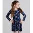 Vestido-Infantil-Estampado-de-Unicornio-Manga-Longa-Curto-em-Algodao---Sustentavel-Azul-Marinho-9120166-Azul_Marinho_1