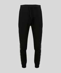 Calca-Masculina-Jogger-em-Moletom-com-Estampas-Laterais-Preta-9104527-Preto_5