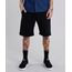 Bermuda-Masculina-Relaxed-em-Moletom-Texturizado-Preta-8767985-Preto_1