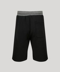 Bermuda-Masculina-Relaxed-em-Moletom-Texturizado-Preta-8767985-Preto_6