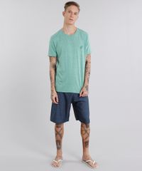 Camiseta-Masculina-com-Estampa-de-Folhagem-Manga-Curta-Gola-Careca-Verde-9058182-Verde_3