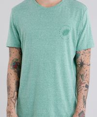 Camiseta-Masculina-com-Estampa-de-Folhagem-Manga-Curta-Gola-Careca-Verde-9058182-Verde_4