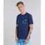 Camiseta-Masculina-com-Bolso-Estampado-de-Folhagem-Manga-Curta-Gola-Careca-Azul-Marinho-9046846-Azul_Marinho_1
