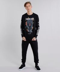 Camiseta-Masculina-Pantera--London-Wild--Manga-Longa-Gola-Careca-Preta-9058745-Preto_3