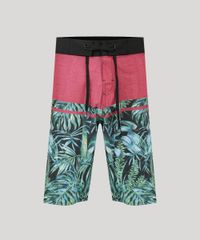 Bermuda-Surf-Masculina-Estampada-de-Folhagens-Vinho-9102699-Vinho_5