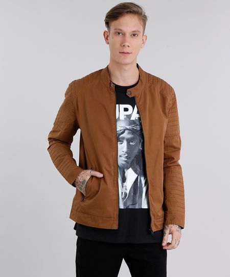 Jaqueta-Masculina-Biker-Gola-Redonda-Caramelo-8884213-Caramelo_1 Jaqueta-Masculina-Biker-Gola-Redonda-Caramelo-8884213-Caramelo_1