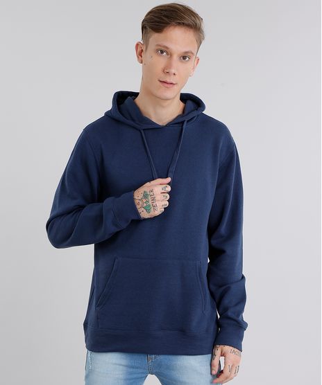 Blusao-Masculino-em-Moletom-Basico-com-Capuz-Manga-Longa-Azul-Marinho-8829311-Azul_Marinho_1