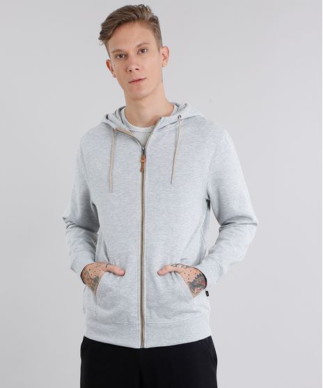Blusao-Masculino-Basico-em-Moletom-com-Capuz-Manga-Longa-Cinza-Mescla-Claro-8832361-Cinza_Mescla_Claro_1