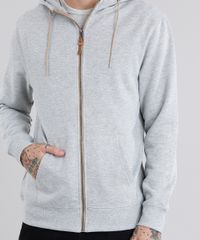 Blusao-Masculino-Basico-em-Moletom-com-Capuz-Manga-Longa-Cinza-Mescla-Claro-8832361-Cinza_Mescla_Claro_4