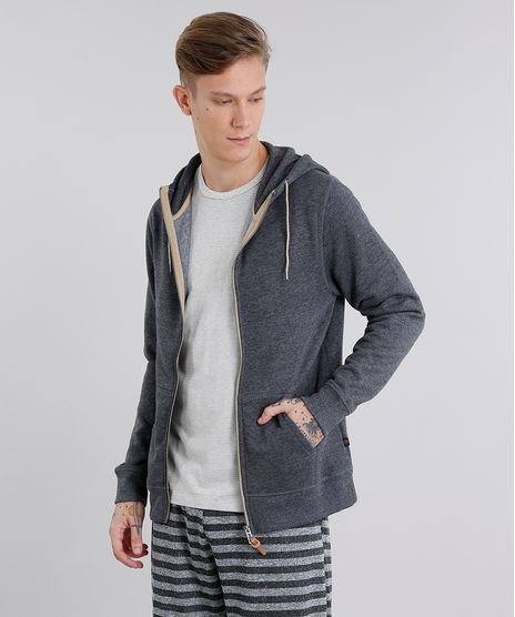 Blusao-Masculino-Basico-em-Moletom-com-Capuz-Manga-Longa-Cinza-Mescla-Escuro-8832361-Cinza_Mescla_Escuro_1