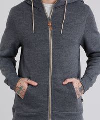 Blusao-Masculino-Basico-em-Moletom-com-Capuz-Manga-Longa-Cinza-Mescla-Escuro-8832361-Cinza_Mescla_Escuro_4