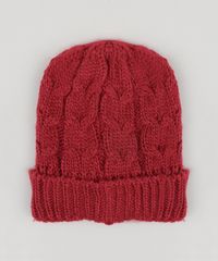 Gorro-Feminino-em-Trico-Vermelho-8754452-Vermelho_3
