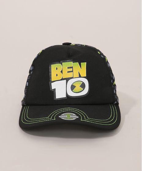 Bone-Infantil-Ben-10-Aba-Curva-Preto-9975743-Preto_1
