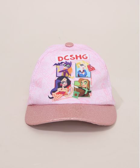 Bone-Infantil-DC-Super-Hero-Girls-Aba-Curva-Rosa-9975744-Rosa_1