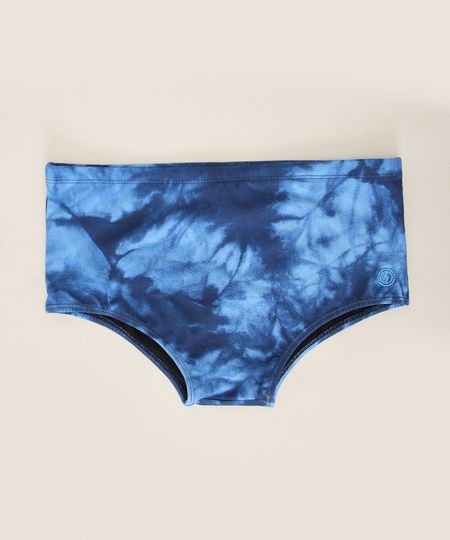 Sunga-Masculina-Estampada-Tradicional-Tie-Dye-com-Protecao-UV50--Azul-Marinho-9970090-Azul_Marinho_1