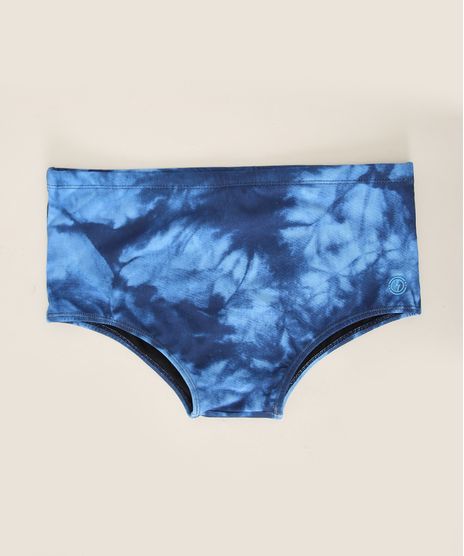 Sunga-Masculina-Estampada-Tradicional-Tie-Dye-com-Protecao-UV50--Azul-Marinho-9970090-Azul_Marinho_1