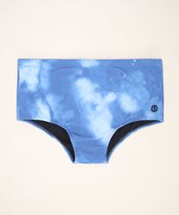 Sunga-Masculina-Estampada-Tradicional-Tie-Dye-com-Protecao-UV50--Azul-9970090-Azul_1