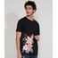 Camiseta-Masculina-Manga-Curta-Gola-Careca-com-Estampa-Floral-Preta-9967022-Preto_1