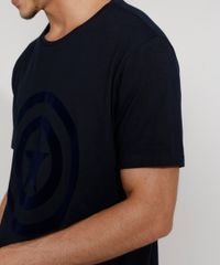 Camiseta-Masculina-Manga-Curta-Gola-Careca-Capitao-America-Flocada-Azul-Escuro-9976198-Azul_Escuro_6