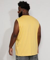 Regata-Masculina-Plus-Size-Onda-Gola-Careca-Amarela-9977479-Amarelo_4