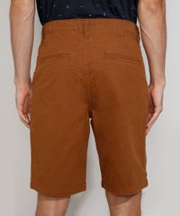 Bermuda-Masculina-de-Sarja-Reta-Chino-Caramelo-9975438-Caramelo_4