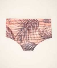 Sunga-Masculina-Estampada-Tradicional-de-Folhagem-com-Protecao-UV50--Marrom-Claro-9977797-Marrom_Claro_2