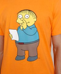 Camiseta-Masculina-Manga-Curta-Gola-Careca-Ralph-Os-Simpsons-Laranja-9982201-Laranja_2