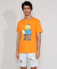 Camiseta-Masculina-Manga-Curta-Gola-Careca-Ralph-Os-Simpsons-Laranja-9982201-Laranja_3