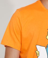 Camiseta-Masculina-Manga-Curta-Gola-Careca-Ralph-Os-Simpsons-Laranja-9982201-Laranja_5