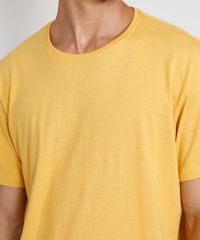 Camiseta-Masculina-Manga-Curta-Basica-Gola-Careca-Mostarda-9602030-Mostarda_5