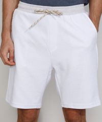 Bermuda-de-Moletom-Masculina-Relaxed-Canelada-com-Cordao-e-Bolsos-Branca-9967988-Branco_1 Bermuda-de-Moletom-Masculina-Relaxed-Canelada-com-Cordao-e-Bolsos-Branca-9967988-Branco_1