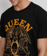 Camiseta-Masculina-Manga-Curta-Gola-Careca-da-Banda-Queen-Flocada-Preta-9981162-Preto_5