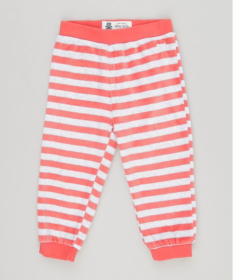 Calca-Infantil-Listrada-em-Plush-de-Algodao---Sustentavel-Cinza-Mescla-Claro-8861460-Cinza_Mescla_Claro_1