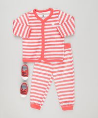 Calca-Infantil-Listrada-em-Plush-de-Algodao---Sustentavel-Cinza-Mescla-Claro-8861460-Cinza_Mescla_Claro_3