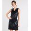 Vestido-Feminino-com-Recortes-Geometricos-em-Suede-Curto-Decote-V--Preto-8499837-Preto_1