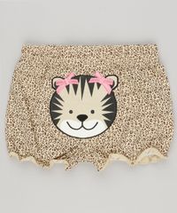 Short-Infantil-Onca-Estampado-Animal-Print-em-Algodao---Sustentavel-Bege-8974167-Bege_2