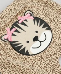 Calca-Infantil-Onca-Estampada-Animal-Print-em-Algodao---Sustentavel-Bege-8974139-Bege_4